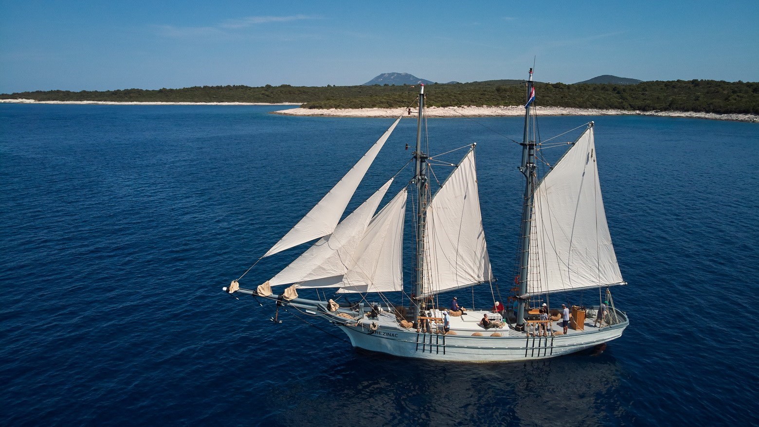 Regatta of traditional boats in Rovinj