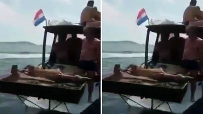 [VIDEO] Lamb on the Spit on the Boat in the Adriatic Video Goes Viral