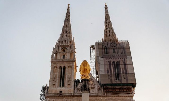 Christmas mass celebrated in Zagreb Cathedral