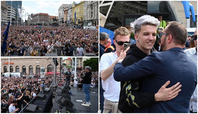 VIDEO: 10,000 welcome Baby Lasagna on Zagreb’s main square