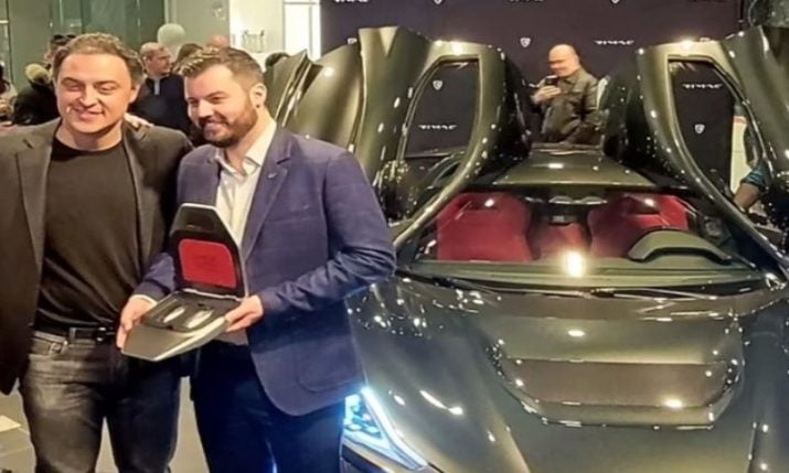 Rimac Nevera delivered to first Croatian customer in USA 