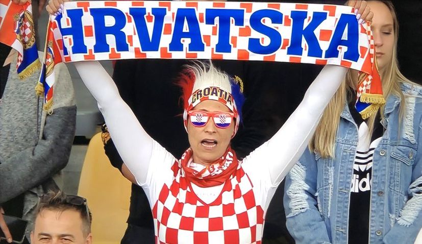 croatian fan at euro 