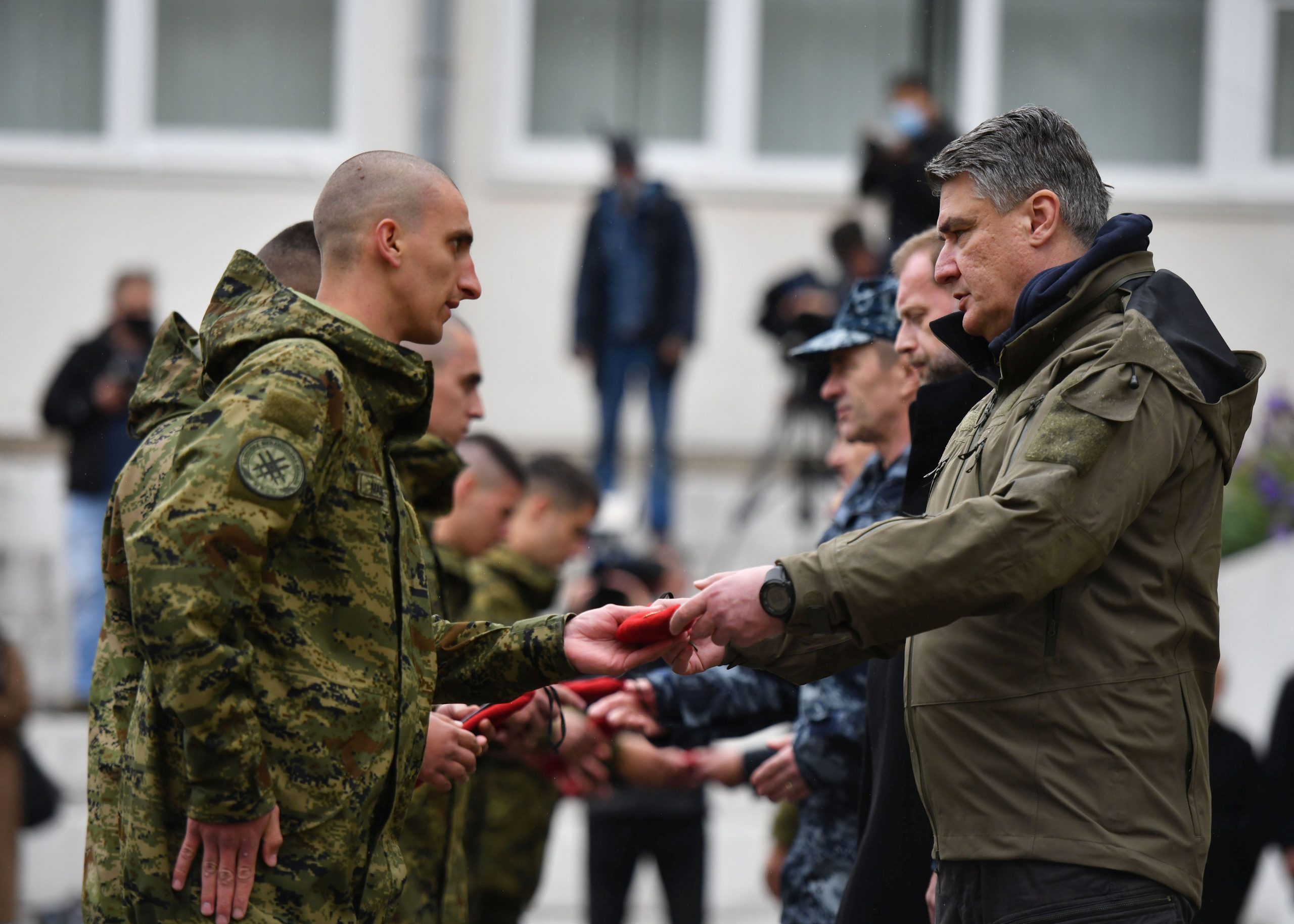 Berets awarded to Croatian Army “Spiders” 