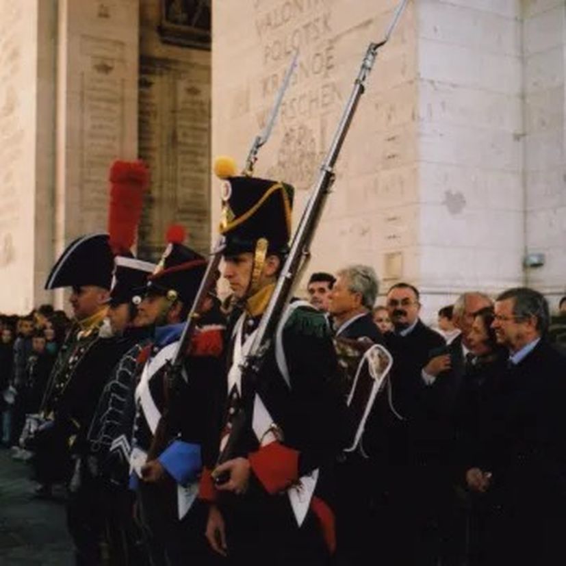 Croatian heroes honoured at the Arc de Triomphe in Paris 