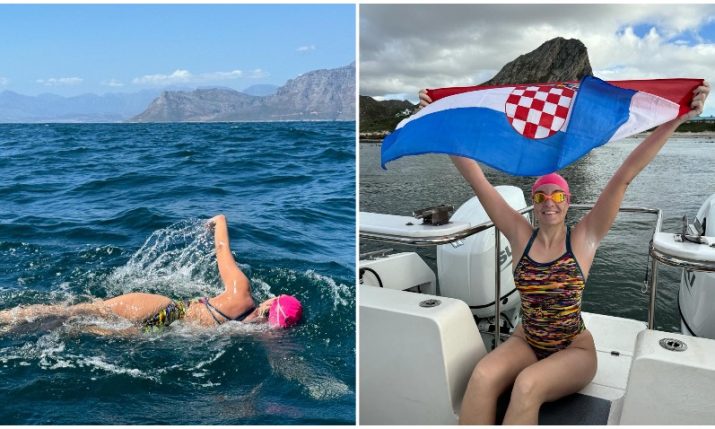 Dina Levačić becomes first Croatian to swim False Bay in South Africa