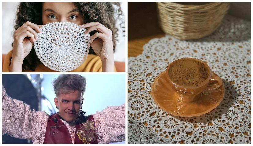 Crochet doilies make big comeback back thanks to Baby Lasagna