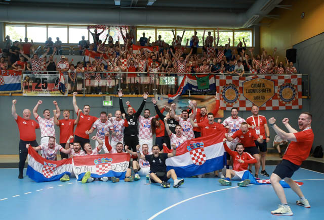 Croatia deaf handball team are champions of Europe 