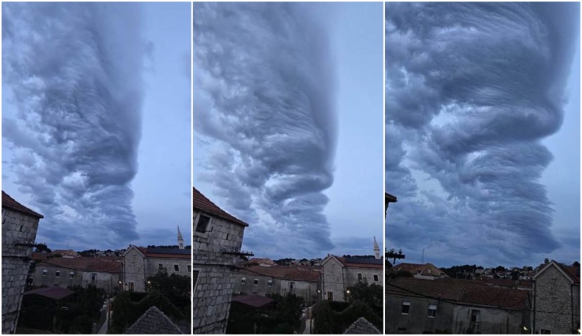 VIDEO: Unusual phenomenon over island of Hvar filmed