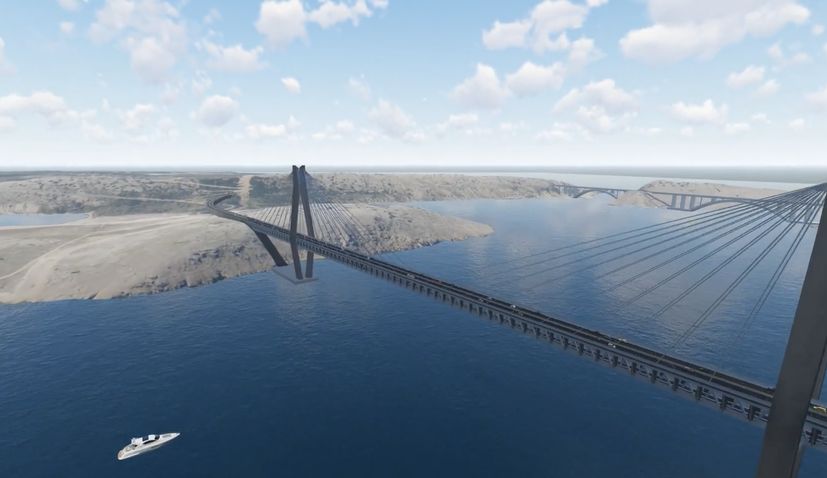 Plans for new dual-use Krk Island bridge unveiled