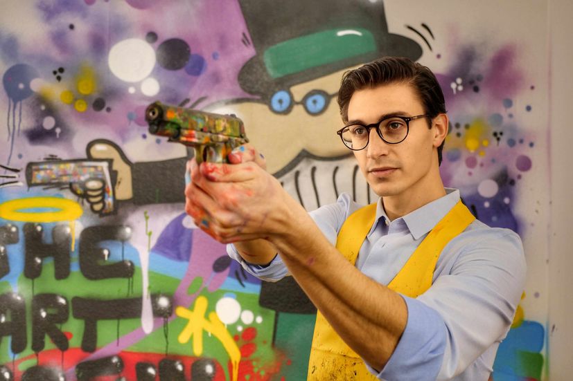 Meet Martin, former Croatian soldier who opened "The Art of Fun" in Zagreb