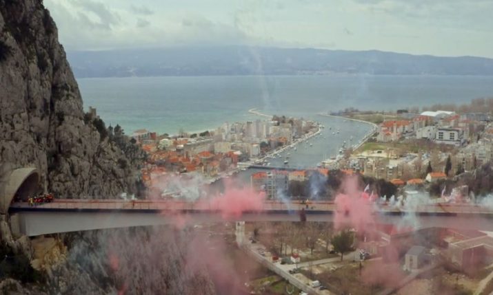 New bridge above Cetina River in Omiš opened 