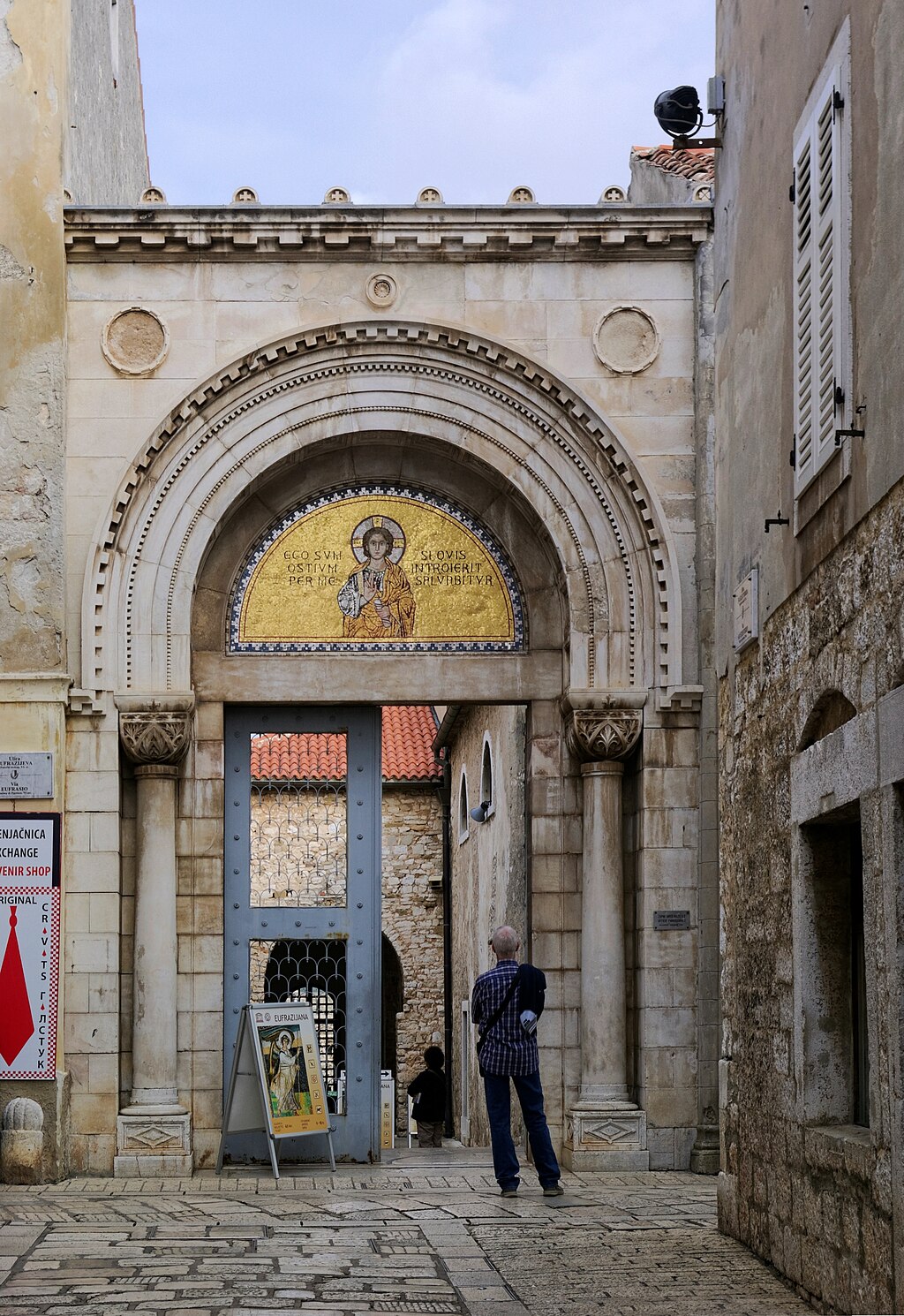 UNESCO protected Euphrasian Basilica in Poreč being reconstructed 