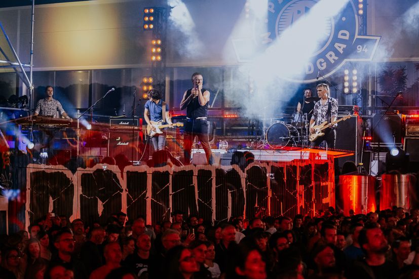 Concert at Brundanje festival at Medvedgrad Brewery