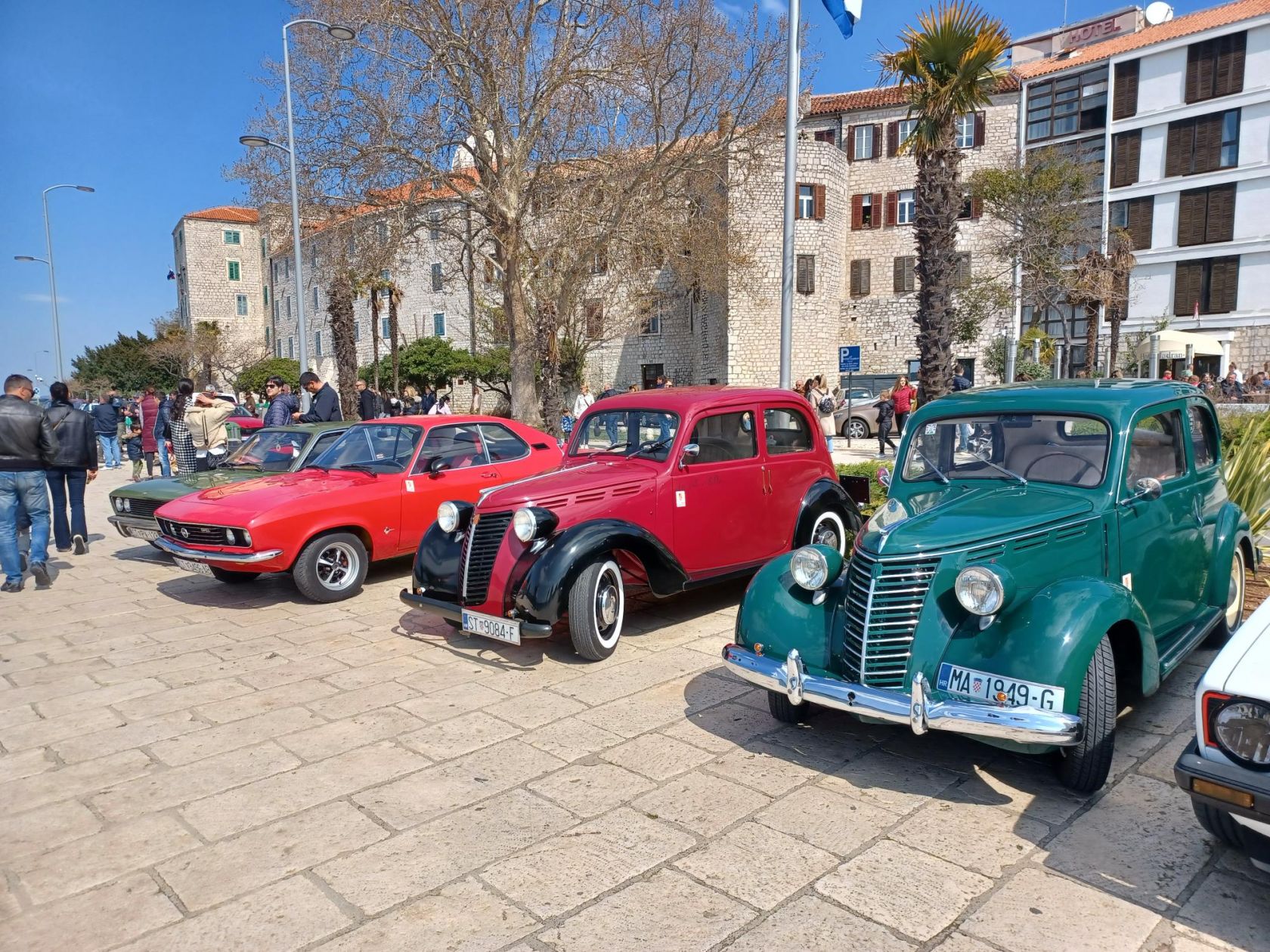 Traditional Easter Monday breakfast for locals and tourists held in Šibenik