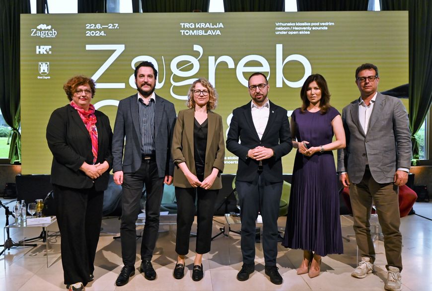 Zagreb Mayor Tomislav Tomasevic with Martina Bienenfeld